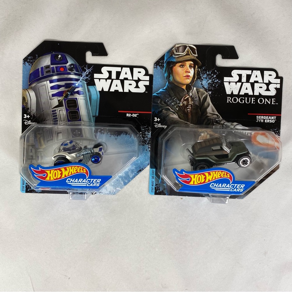 2014 Star Wars Hot Wheels Die Cast - Sergeant GYN Erso and R2-D2